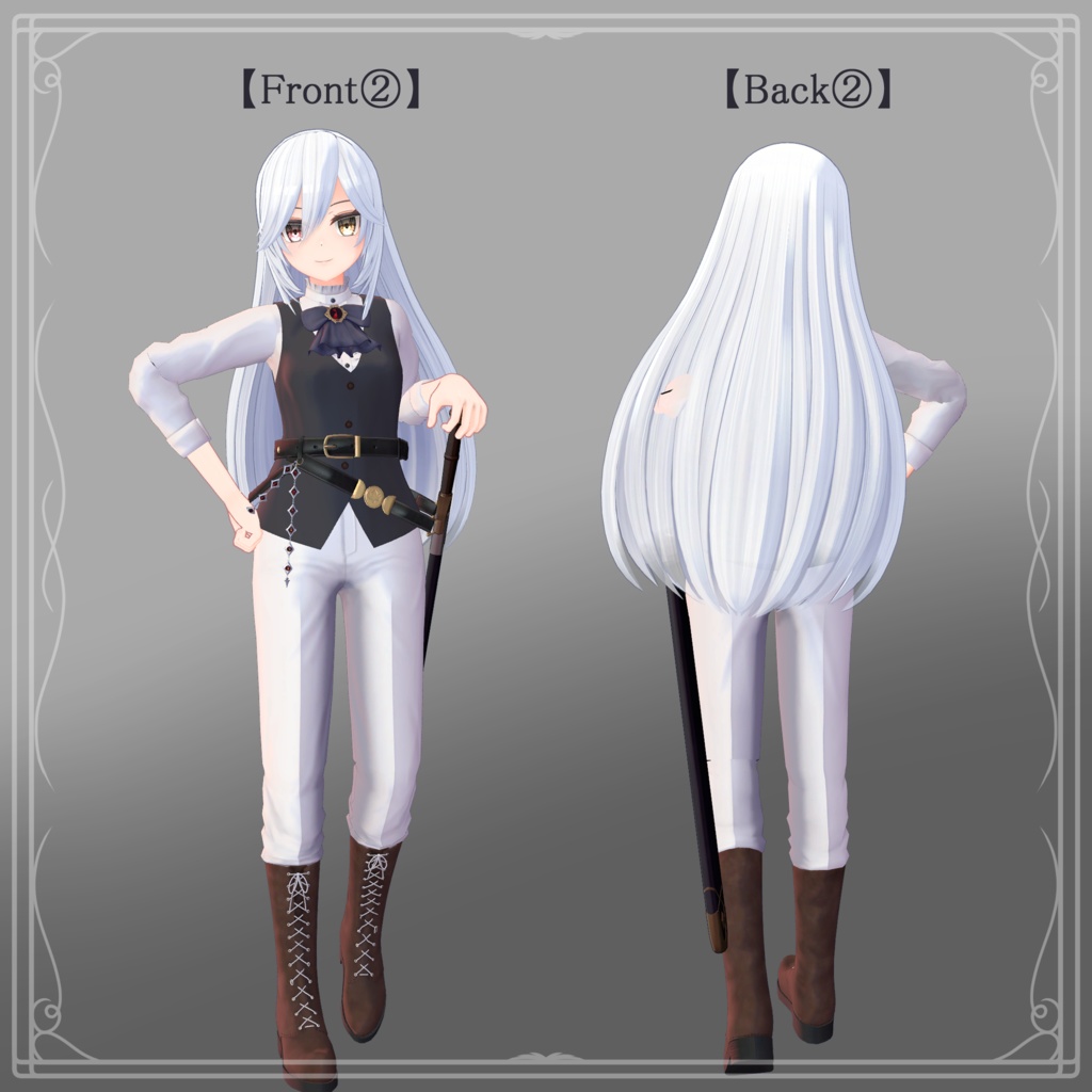 オリジナル3Dモデル『エルソフィア -Elsophia-』ver1.0