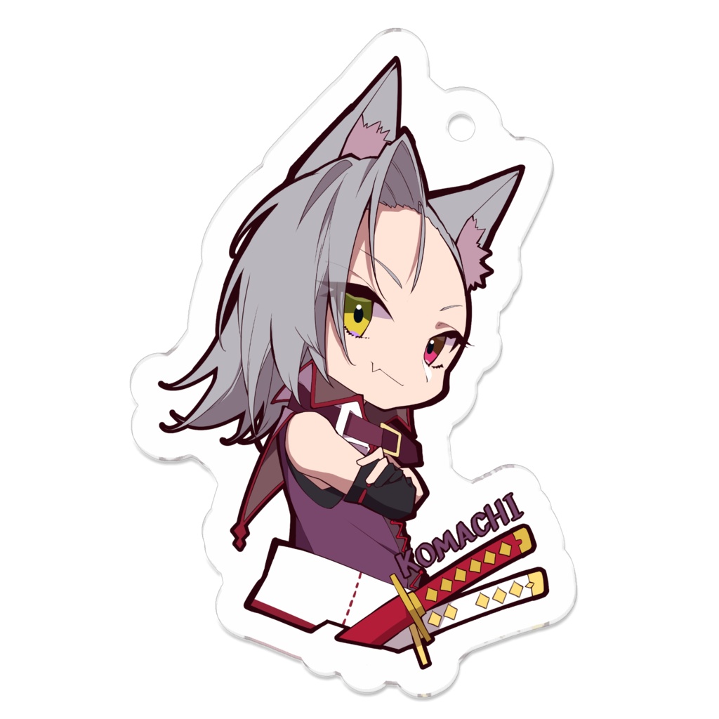 こまちアクキー