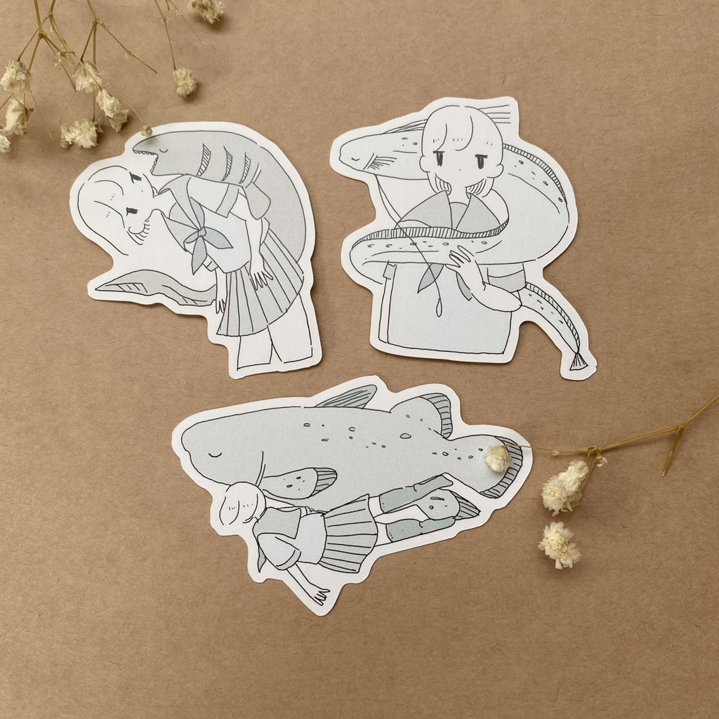 深海魚ステッカーセット