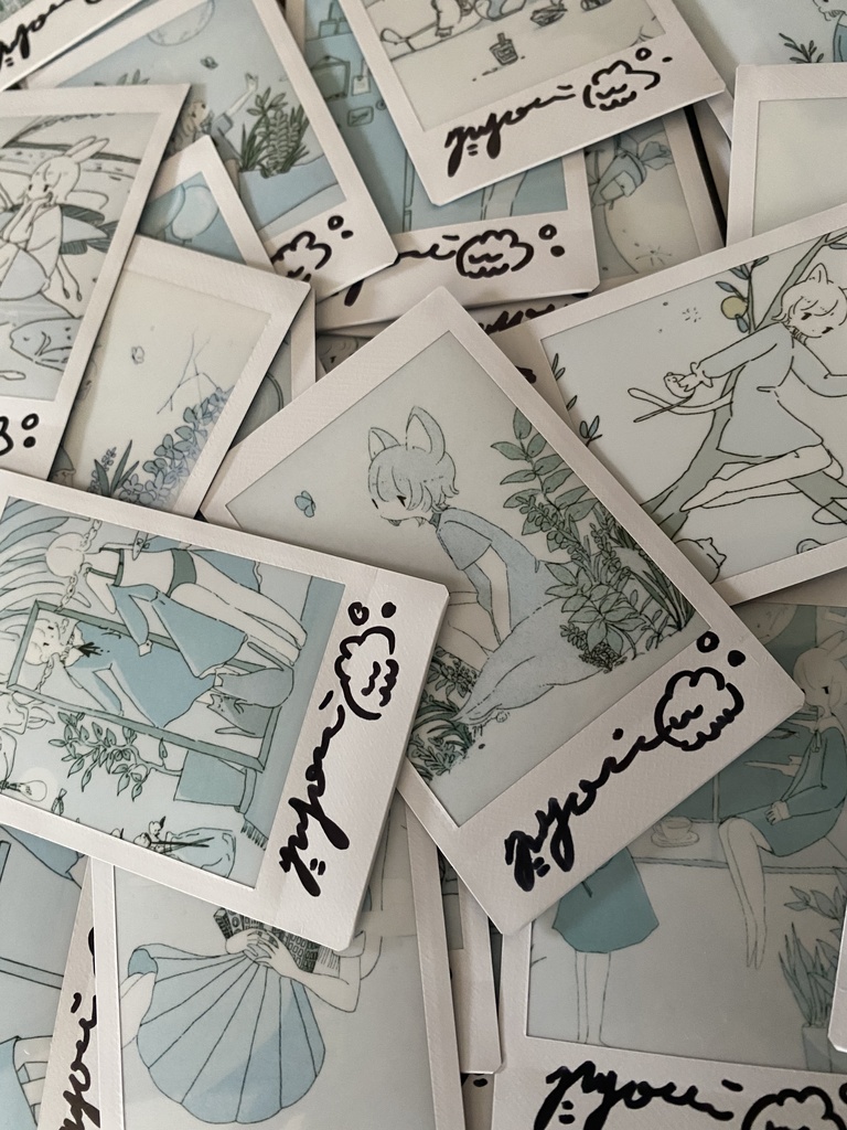 サイン入りイラストチェキ