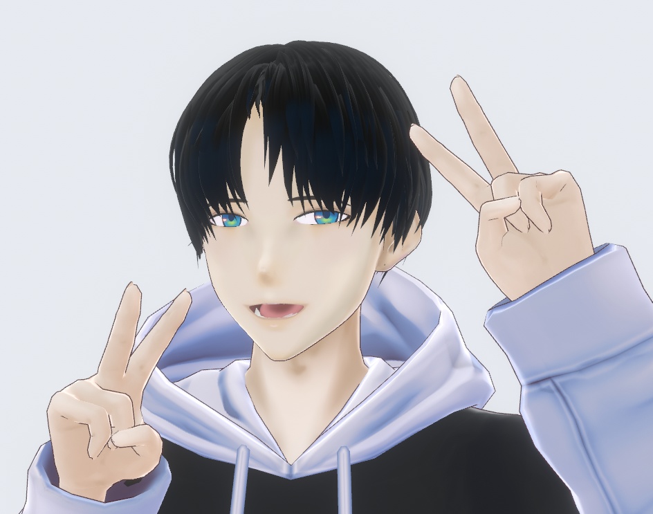 【FREE】オリジナル3Dモデル・seafood【VRMファイル】