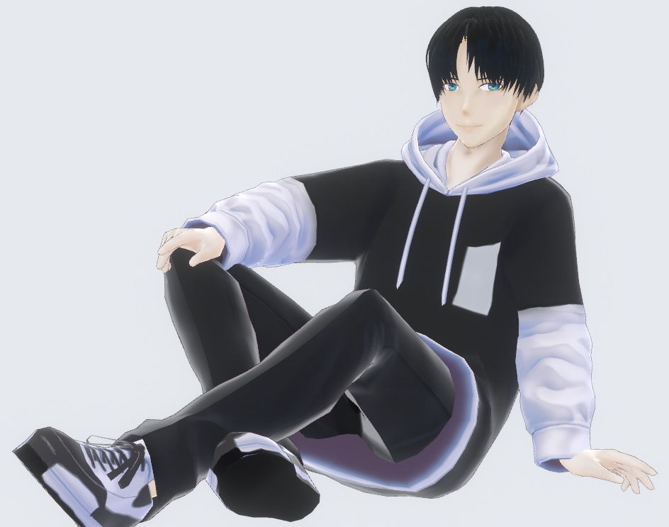 【FREE】オリジナル3Dモデル・seafood【VRMファイル】