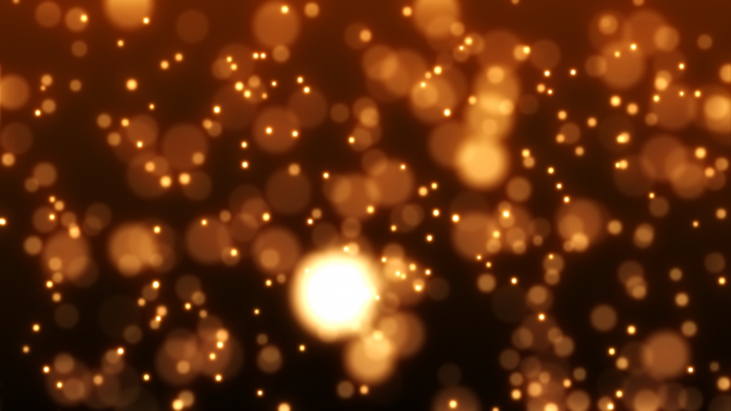 Golden Bokeh Lights