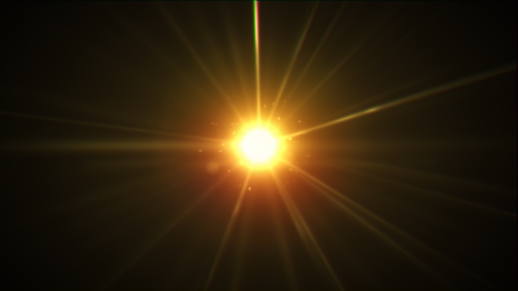 Golden Light Rays