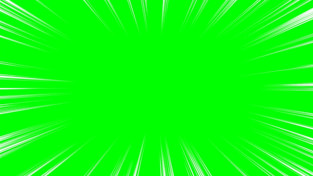Intensive Lines Green Screen