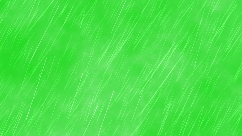 Rain and Wind Effects Green Screen