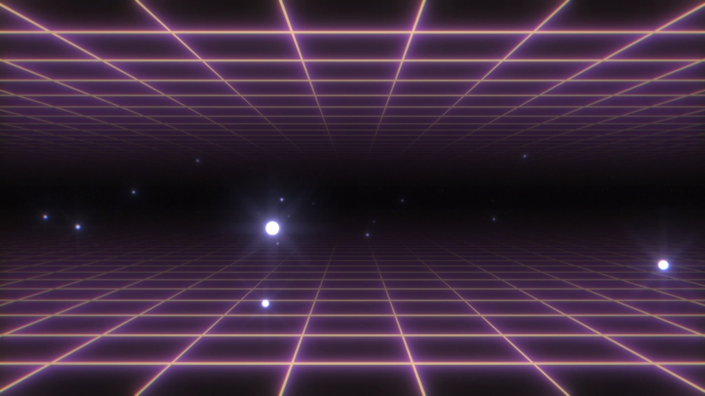 Retro Grid Space Loop 2 - 白五ヱ門 - BOOTH