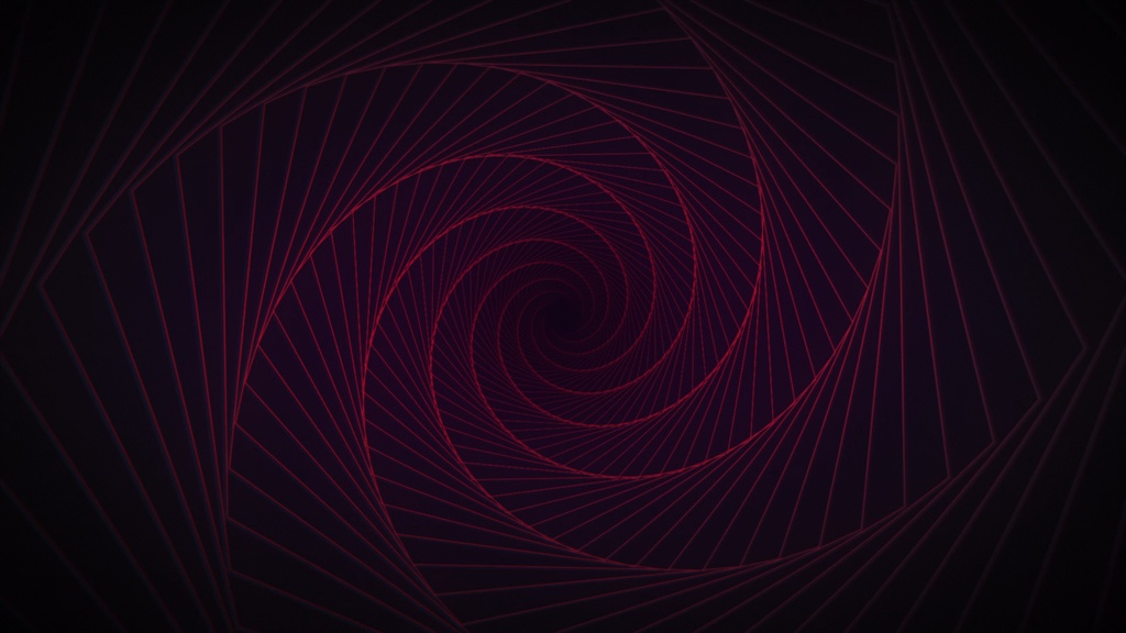 Spiral Neon Tunnel