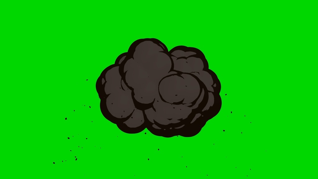 Anime Explosion Green Screen 6