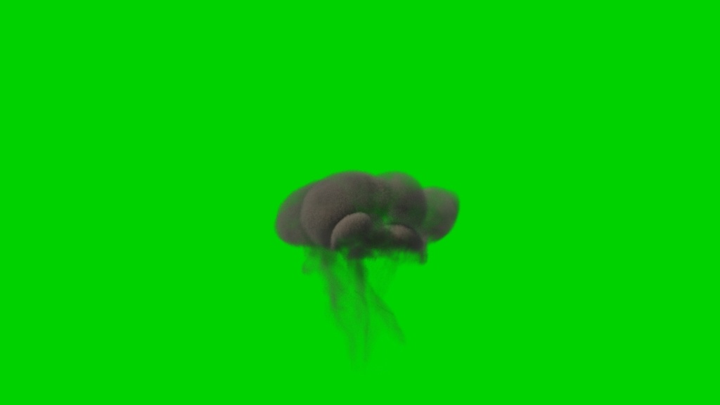 Simple Explosion Green Screen 6