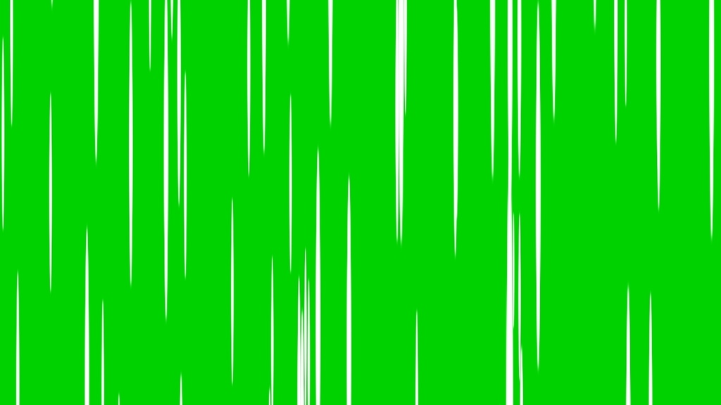 Anime Vertical Speed Lines Green Screen