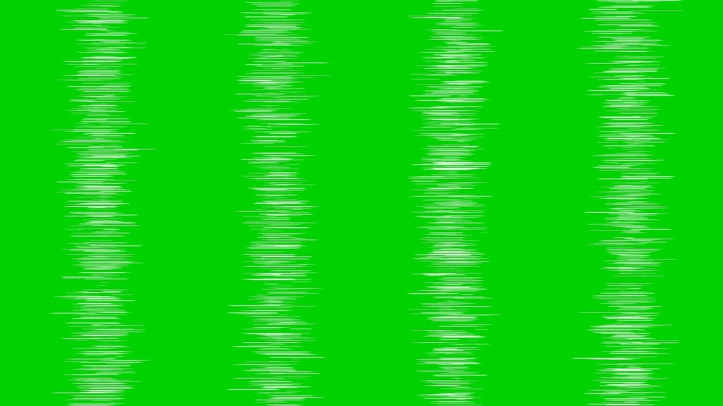 Anime Speed Lines Green Screen 2