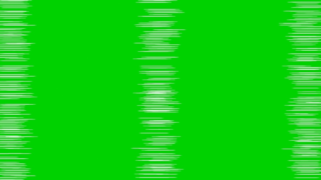 Anime Speed Lines Green Screen 3
