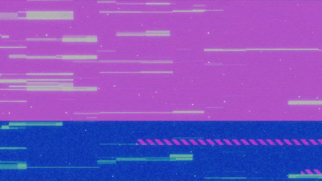 Glitch Noise Footage 4