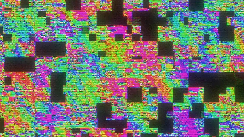 Glitch Noise Footage 9