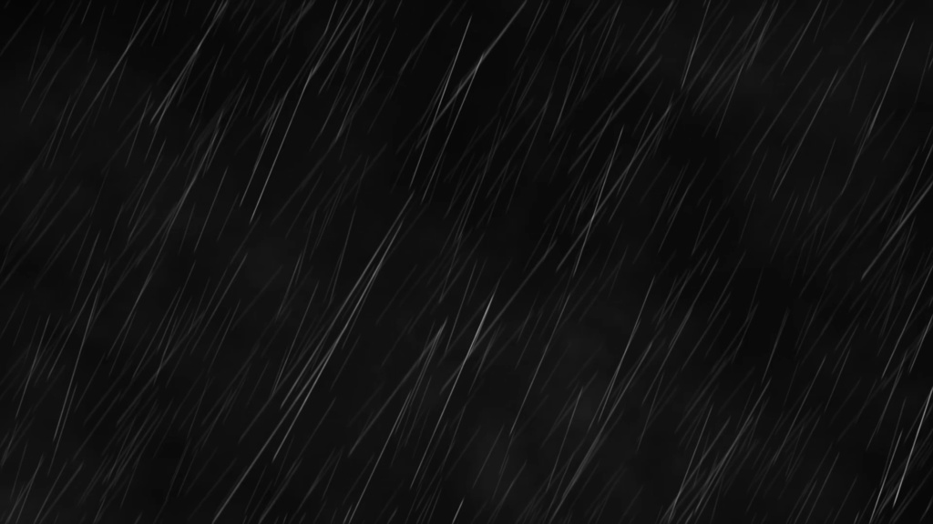 Night Rain Footage 4