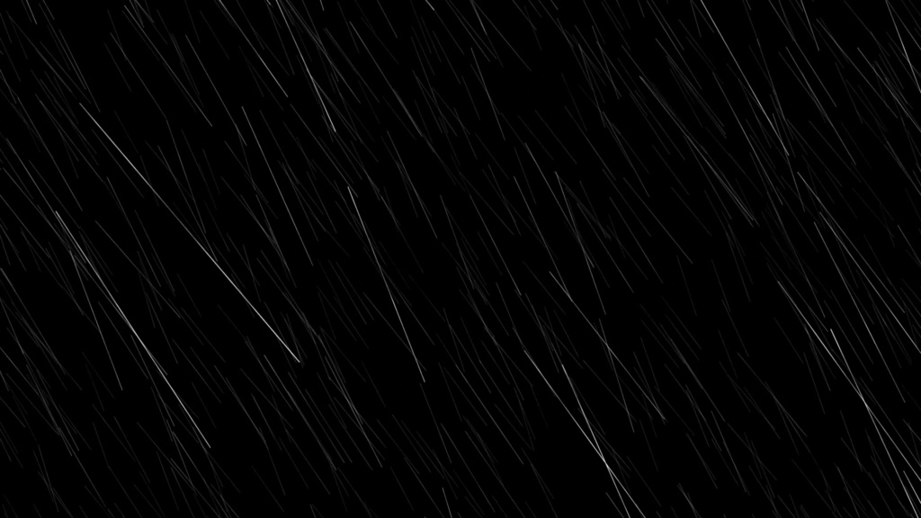 Night Rain Footage 5