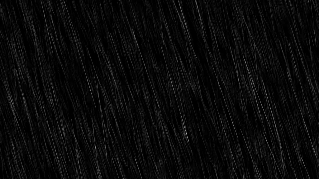 Night Rain Footage 8