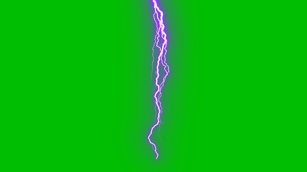 Lightning Strike Effect Green Screen 4