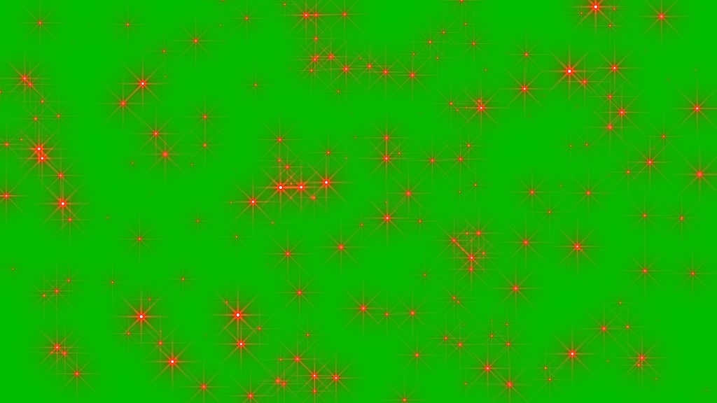 Glitter Stars Effect Green Screen 5