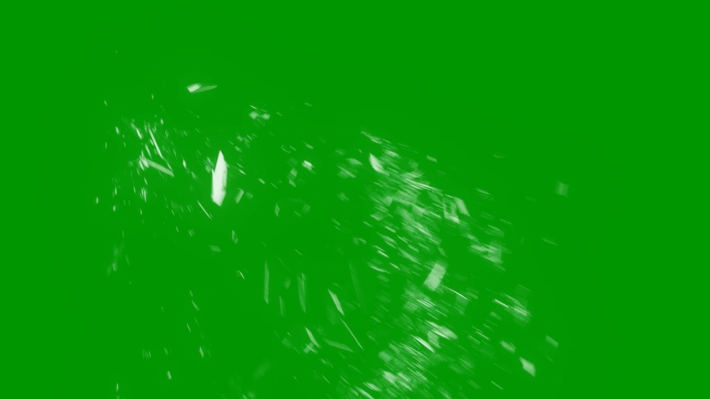 Breaking Glass Green Screen