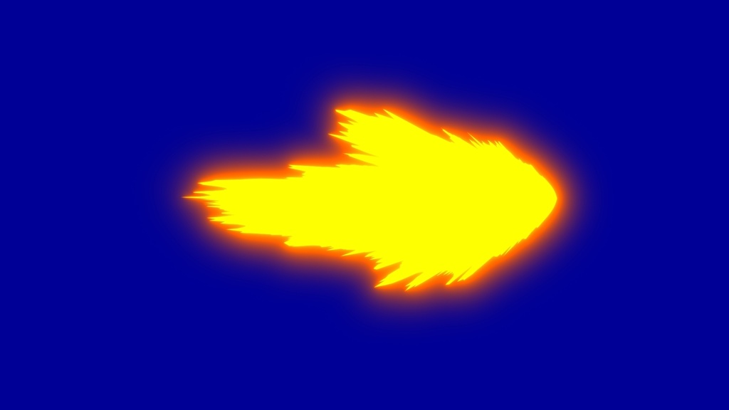 Anime Muzzle Flash Effects Blue Screen