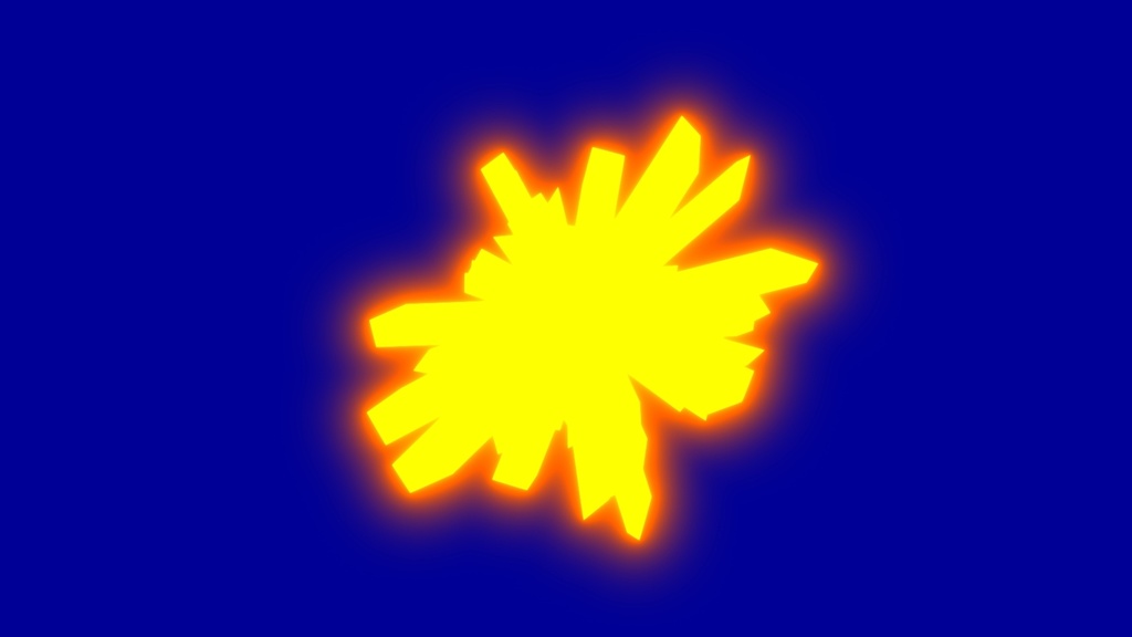 Anime Muzzle Flash Effects Blue Screen 6