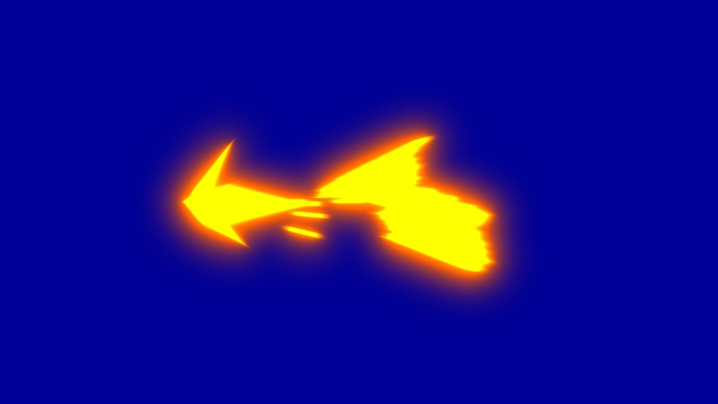 Anime Muzzle Flash Effects Blue Screen 9