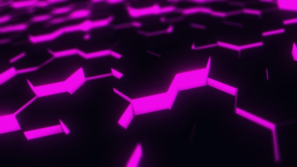 Displaced Hexagons Background Loop