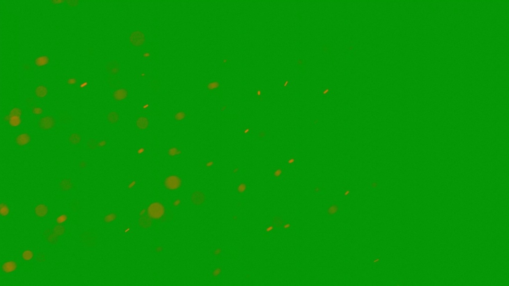 Fire Spark Green Screen 3