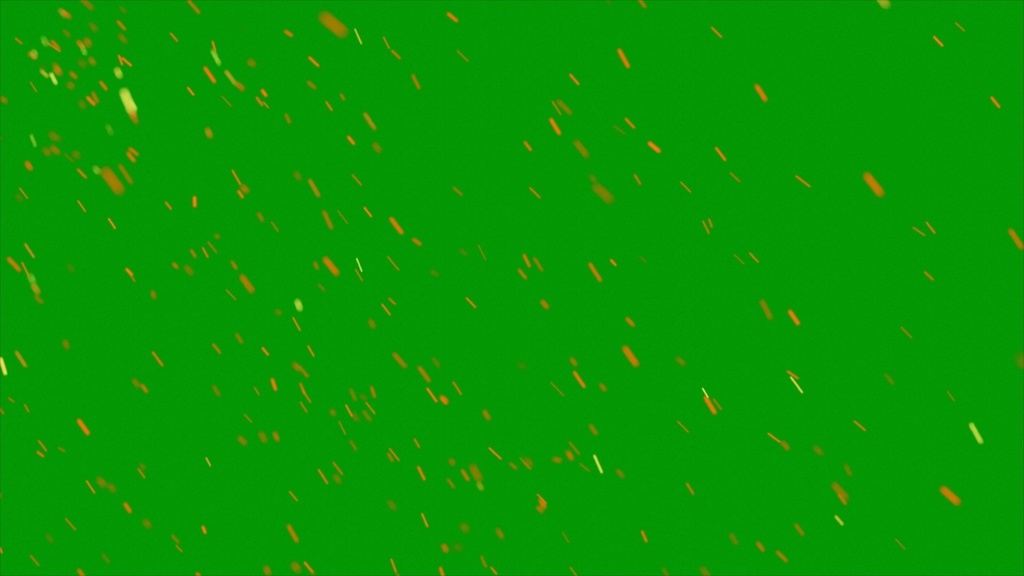 Fire Spark Green Screen 5