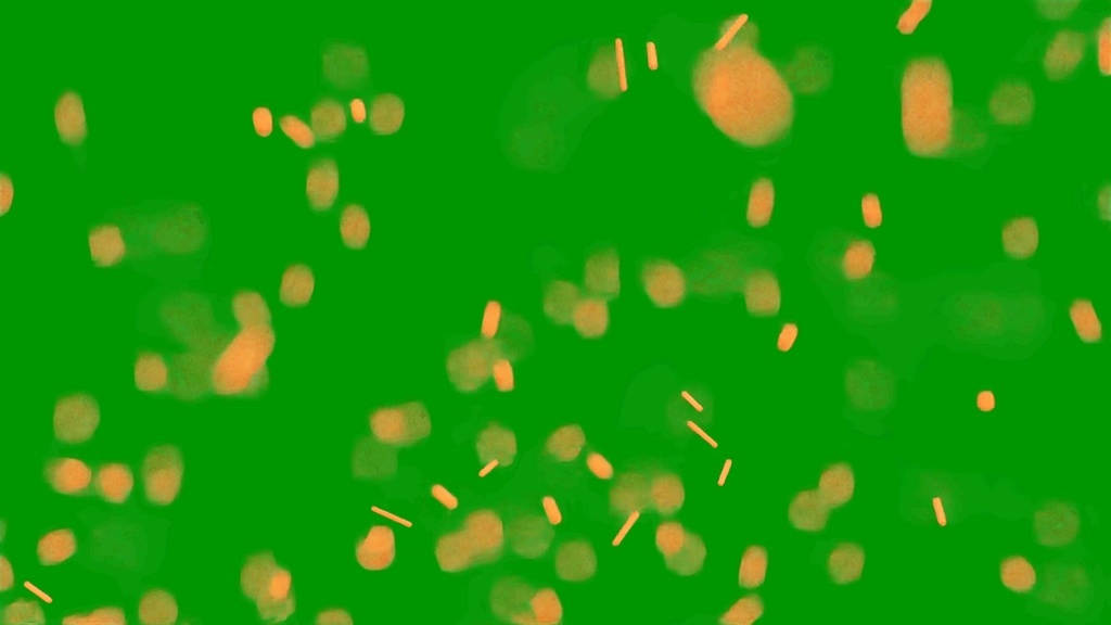 Fire Spark Green Screen 7