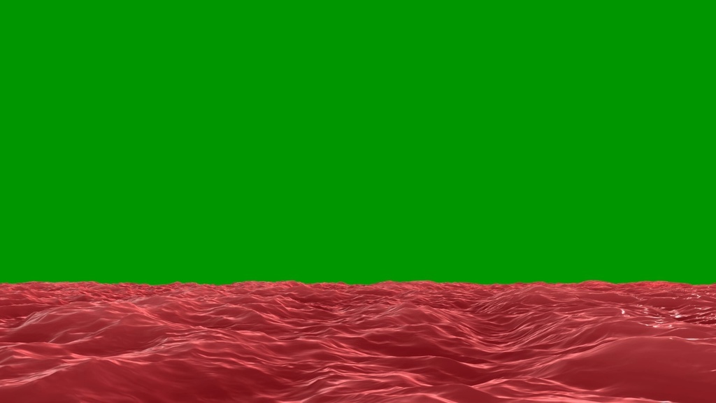 Ocean Waves Loop Green Screen 6