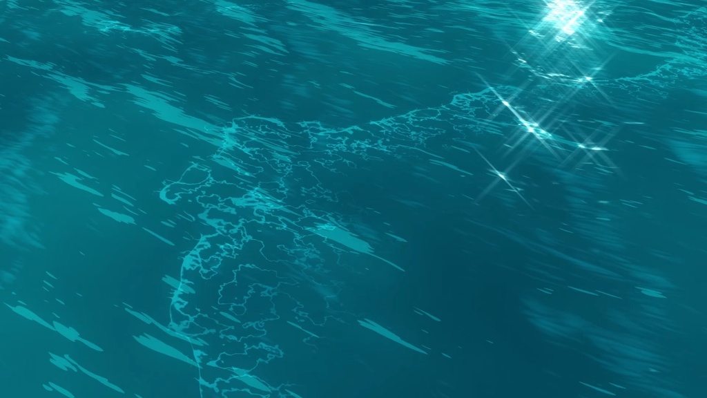 Anime Ocean Surface Loop 6