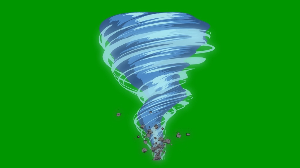 Anime Tornado Loop 5