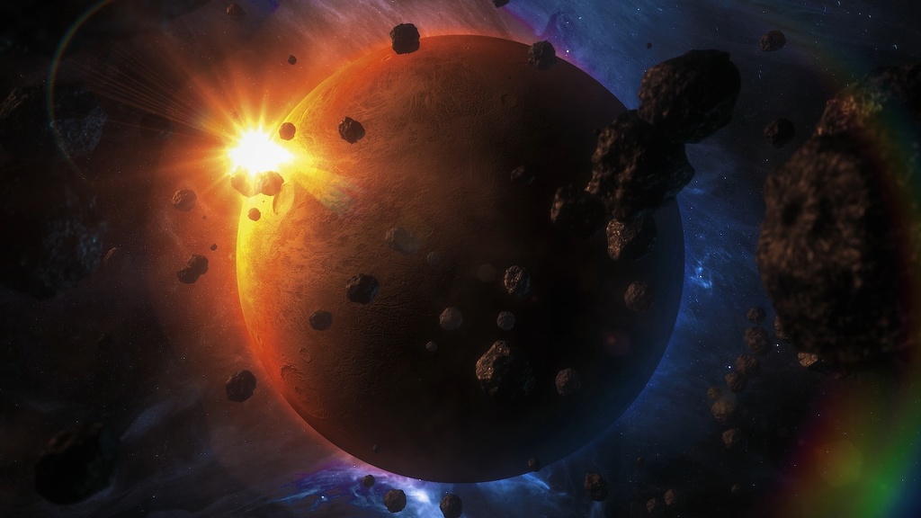 Space Scene Footage 6