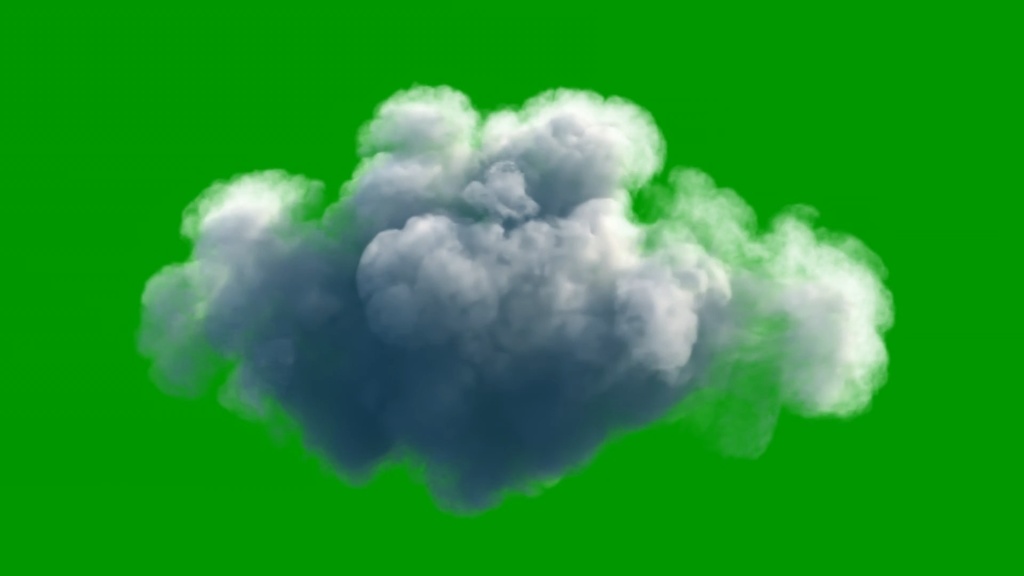 Cloud Rotation 360 Green Screen 3