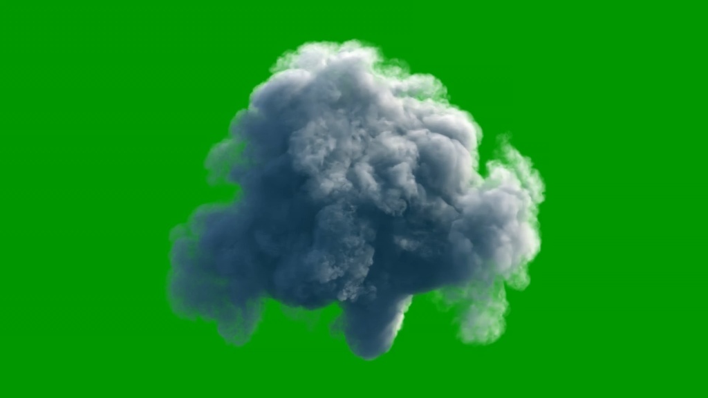 Cloud Rotation 360 Green Screen 4