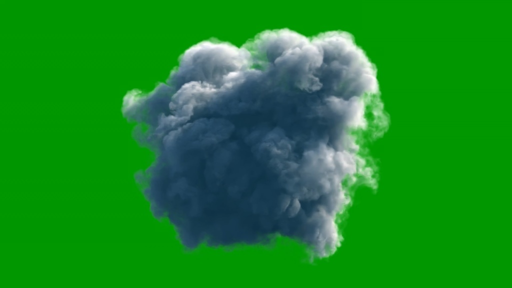 Cloud Rotation 360 Green Screen 5