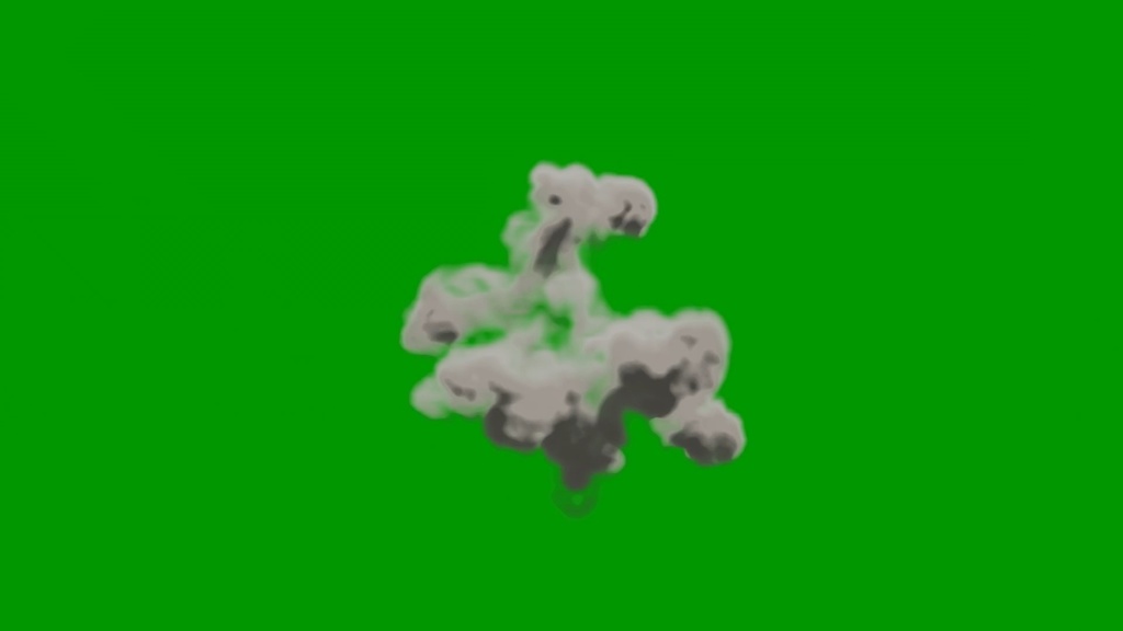 Anime Smoke Effect Green Screen 8