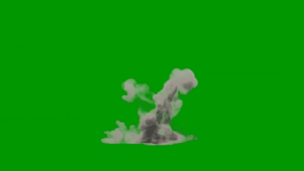 Anime Smoke Effect Green Screen 9