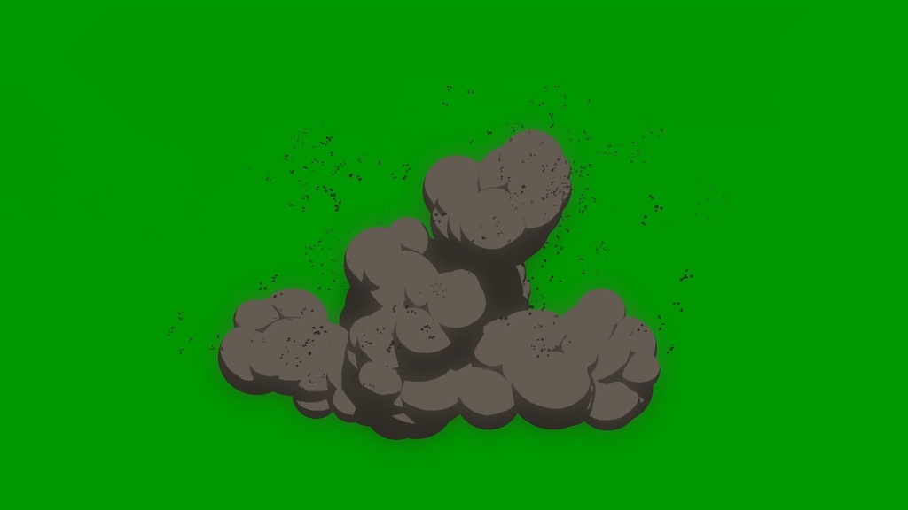 Anime Smoke Effect Green Screen 10