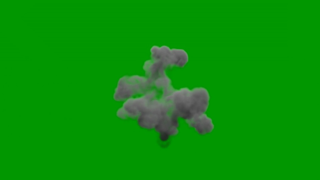 Smoke Footage Green Screen 2