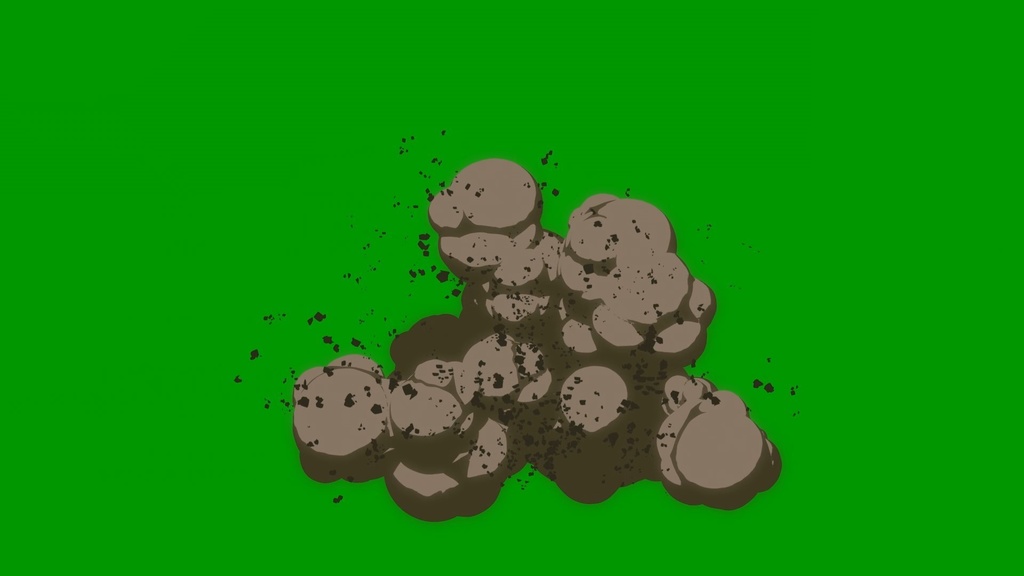 Anime Smoke Effect Green Screen 11