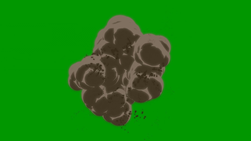 Anime Smoke Effect Green Screen 13