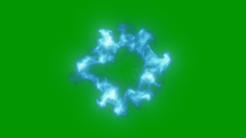 Smoke Burst Footage Green Screen 3