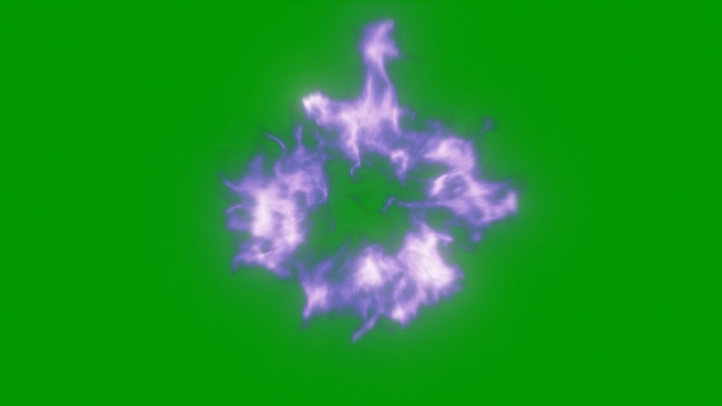 Smoke Burst Footage Green Screen 5