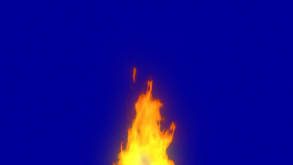 Anime Fire Blue Screen 8