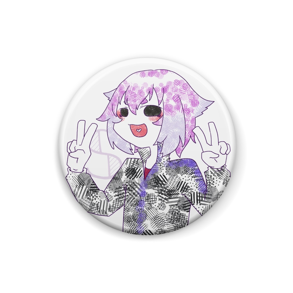 しるこさん缶バッジ