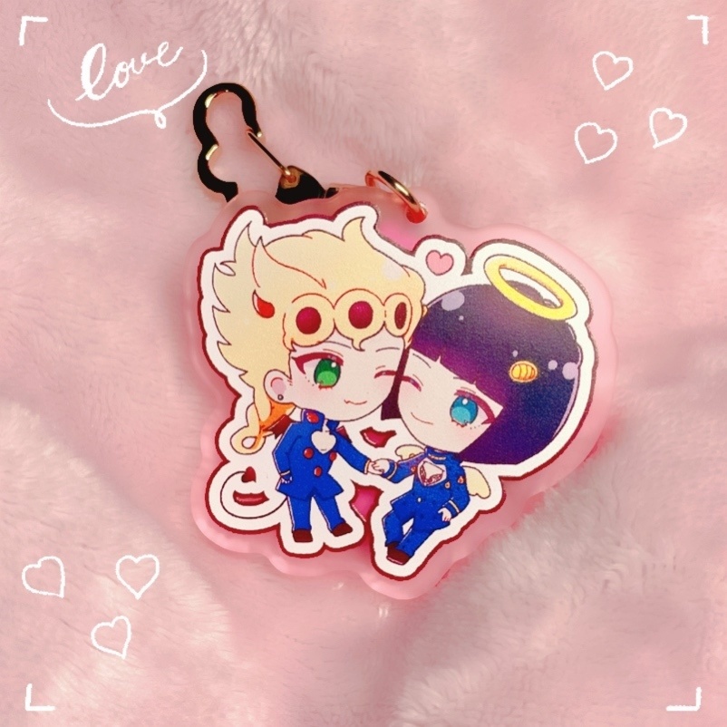 天使と悪魔なジョルブアクリルチャーム